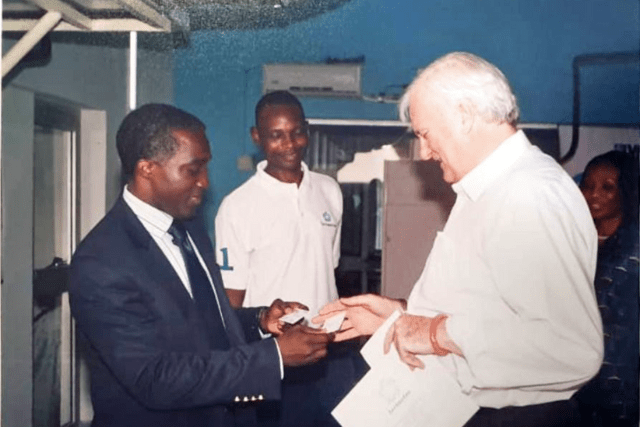 Managing Director and a Guest at Our 20th Anniversary